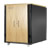 UCoustic Wood: 24U Soundproof IT Cabinet with Wooden Front Doors